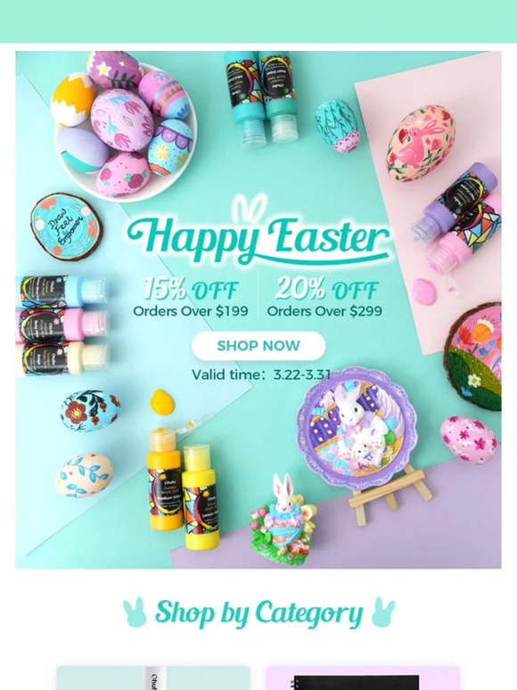 Brighten Up Your Easter Creations: Grab 20% Off Markers Now！
