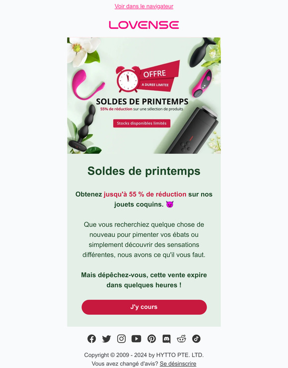 Soldes de Printemps 🌷 Dernières heures pour en profiter