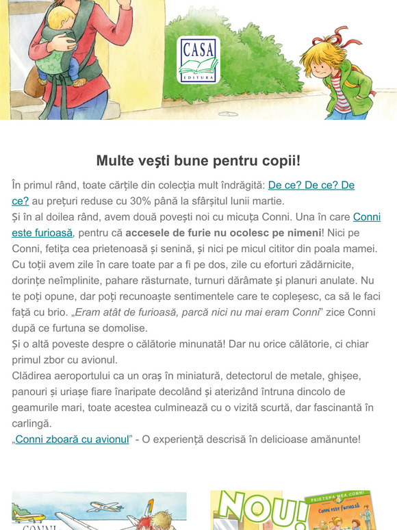 Noutăți de la Conni