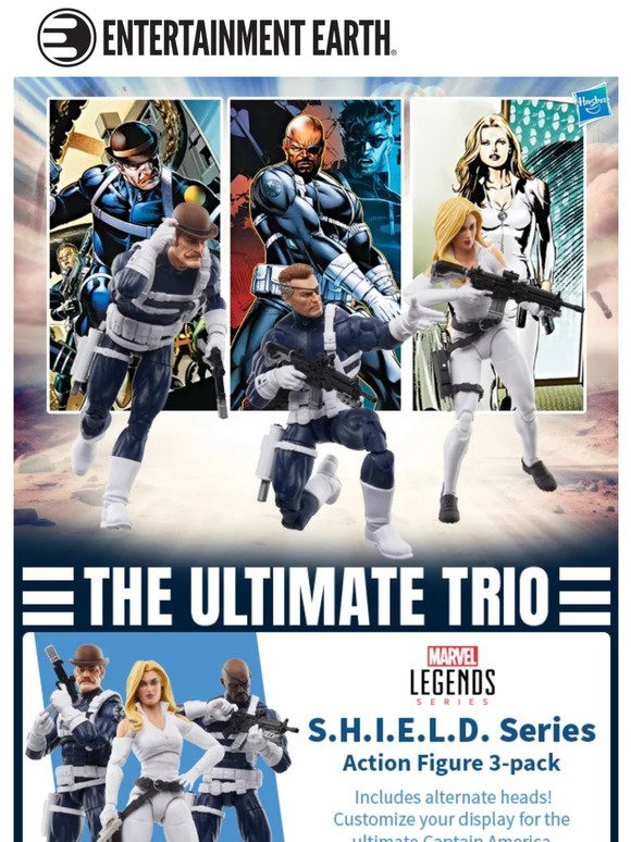 The Ultimate S.H.I.E.L.D. Power Trio!
