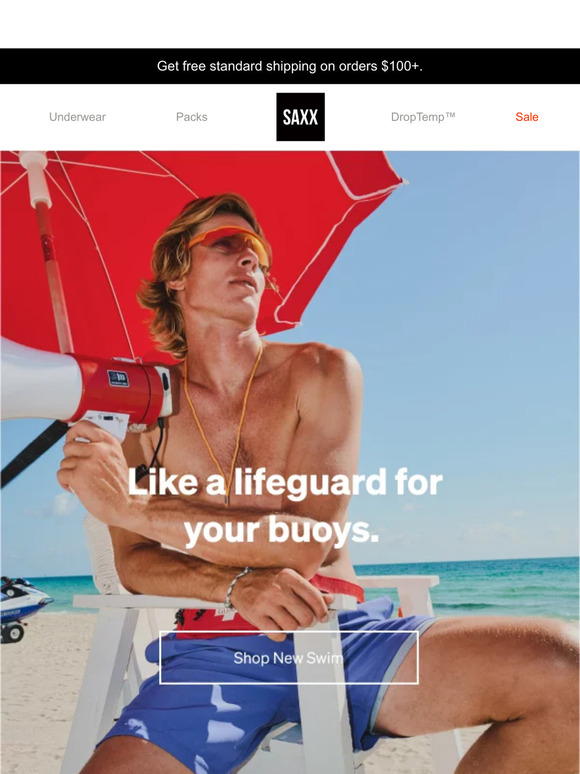 SAXX Underwear Email Newsletters Shop Sales, Discounts, and Coupon Codes