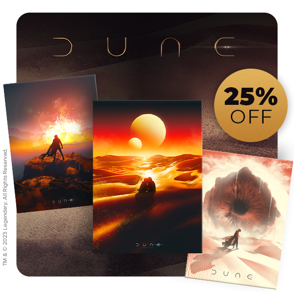 FR Collector, get Dune Part Two posters 25 OFF! Milled