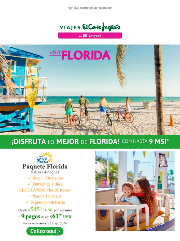 , 🌴¡Florida te espera con Hasta 9 MSI*!