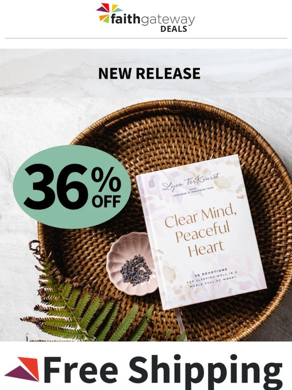 NEW from Lysa TerKeurst: Clear Mind, Peaceful Heart 💜