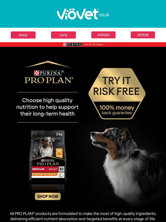Discover the Purina Pro Plan Dog Range 🐶