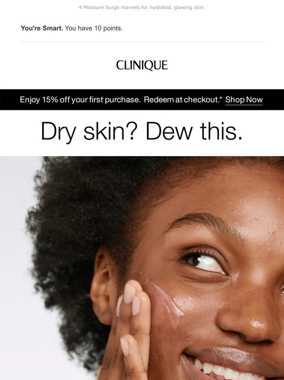 CLINIQUE: Dry skin? Smooth on our fast-acting hydrators. | Milled