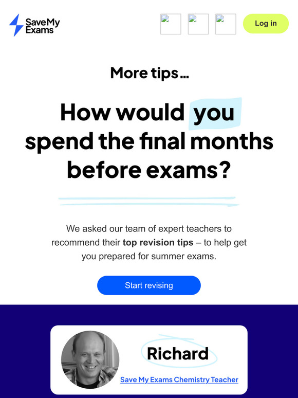 💡 Richard from Save My Exams recommends...
