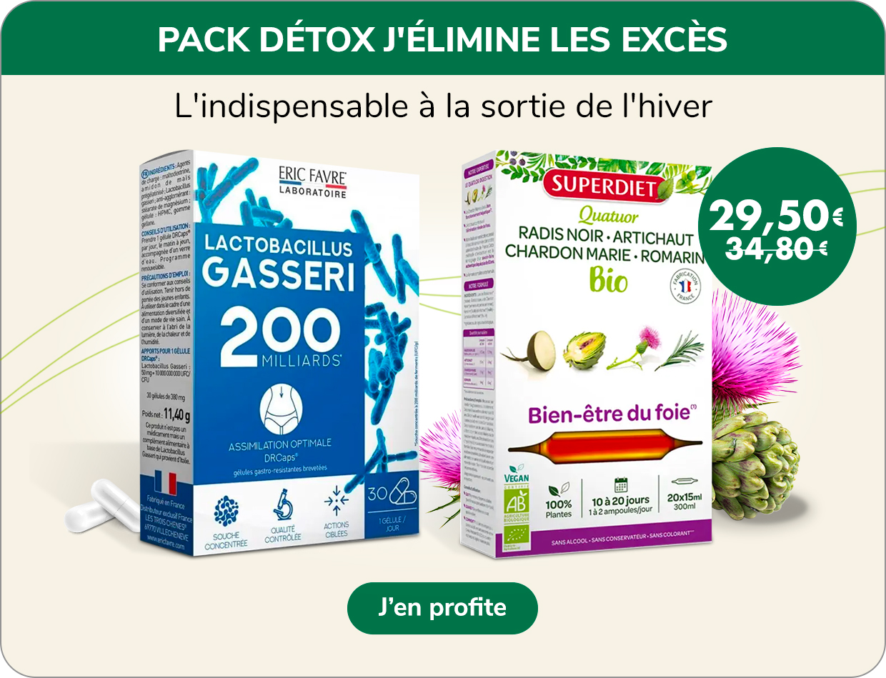 Pack détox j'élimine les excès