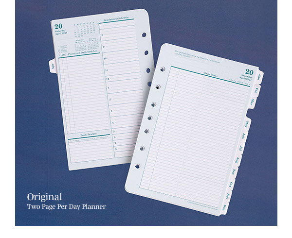 Original Two Page Per Day Planner.
