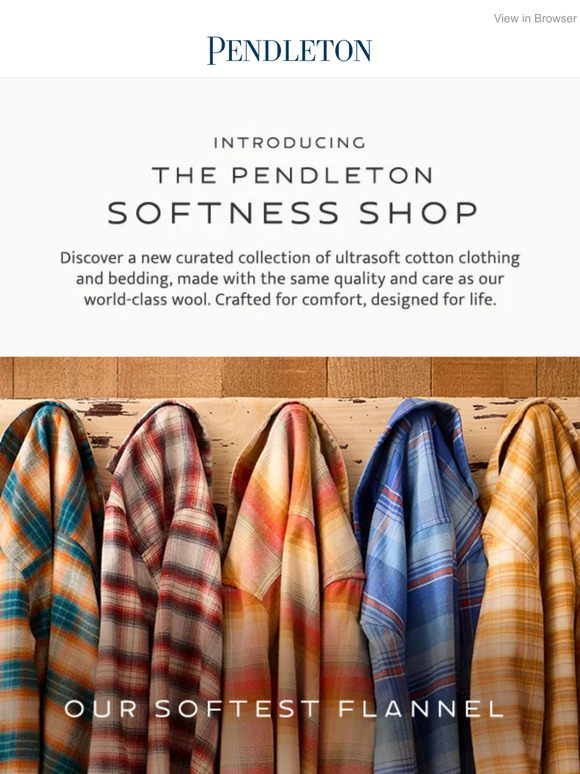 Pendleton Woolen Mills The Softness Shop a curated cotton collection