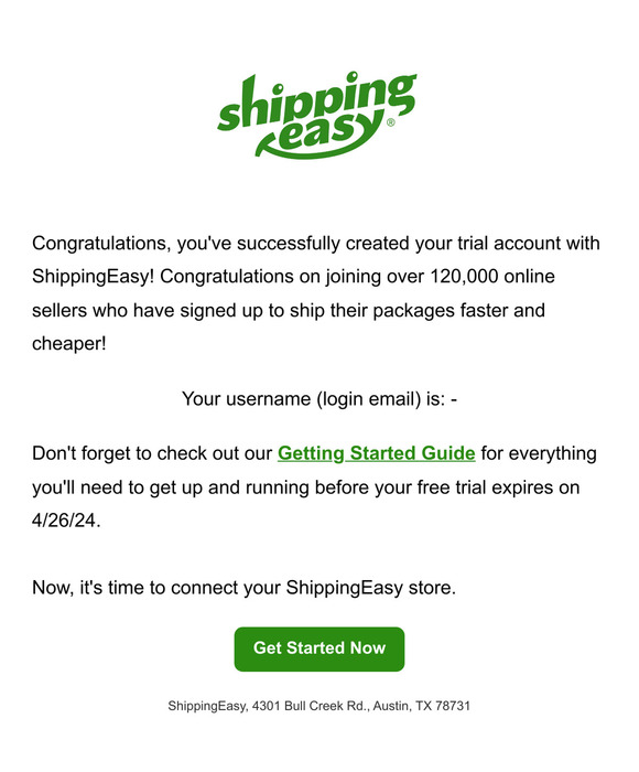 Welcome to ShippingEasy