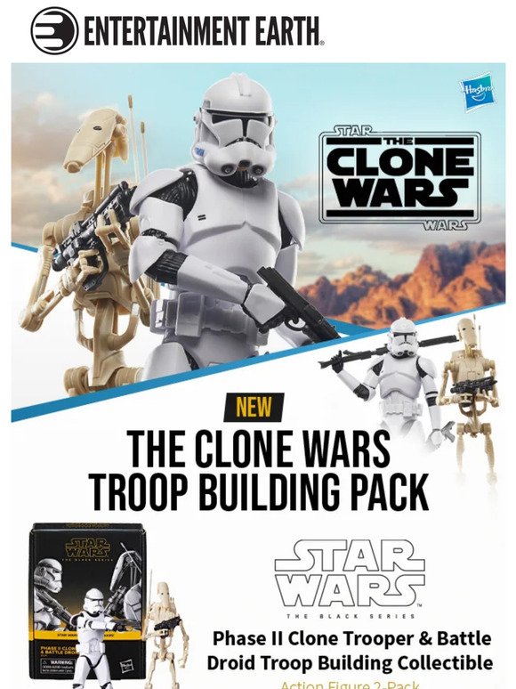 Conquer the Galaxy! New Star Wars Troop Builders!
