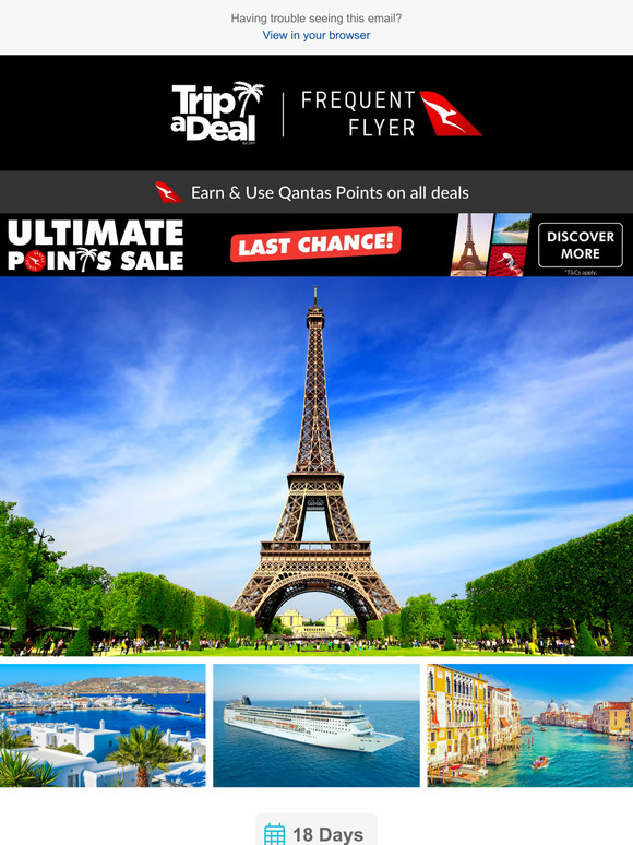 TripADeal Get in quick on these Early Bird 2025 Europe deals with up