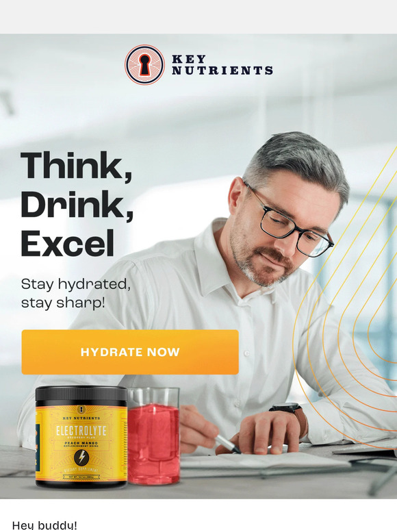 Need a workday boost? Fuel up with electrolytes! ⚡