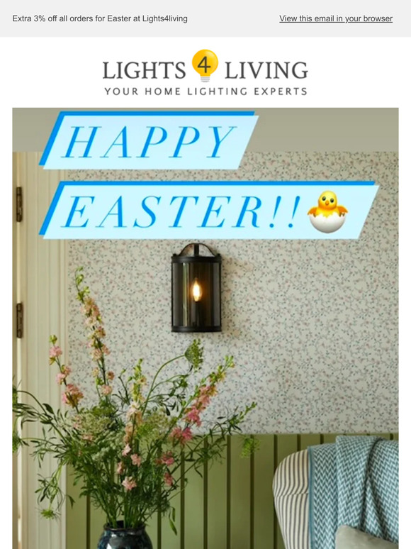 Happy Easter!! Egg cellent Lighting Offer!