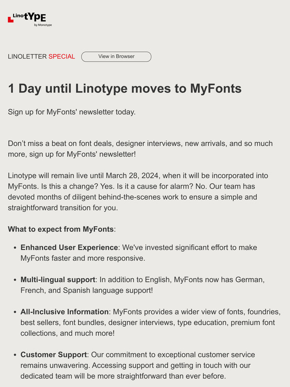 ⚡ Linotype makes a move ...