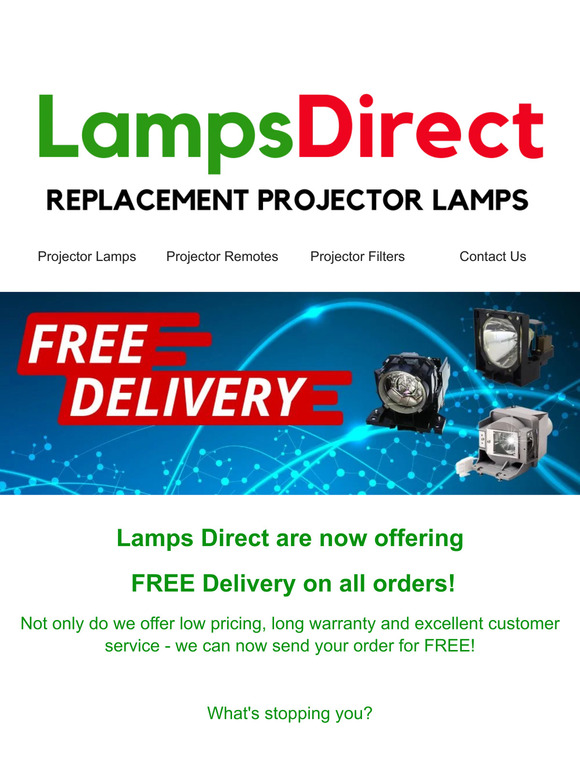 Light up your day with FREE Delivery! ✨