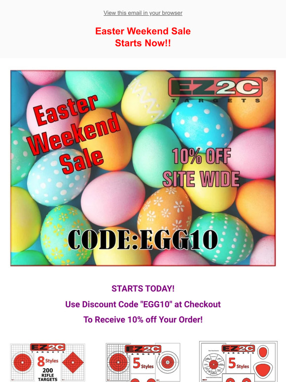 🐇Easter Weekend Sale STARTS NOW!💯