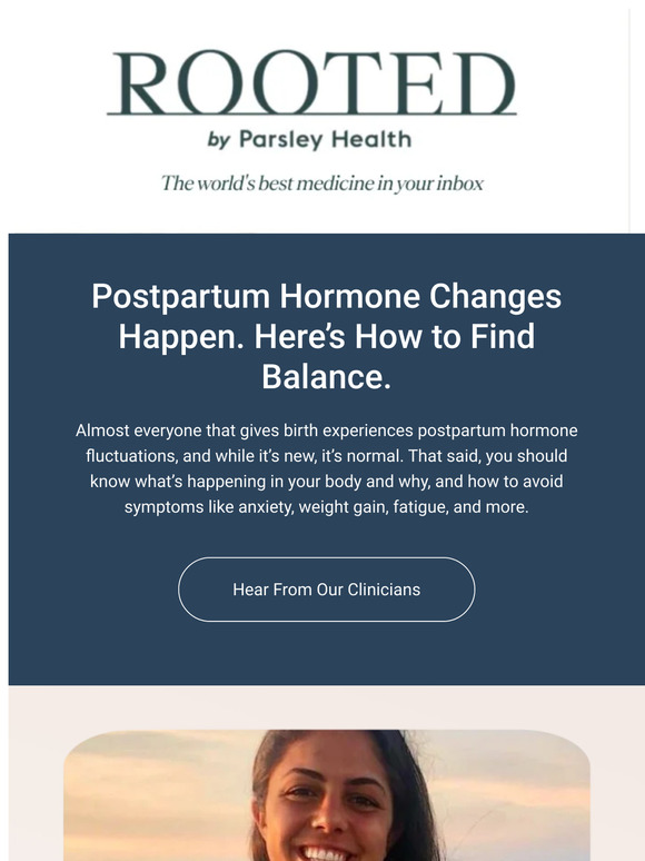 Parsley Health: Postpartum? Here’s how to rebalance your hormones. | Milled