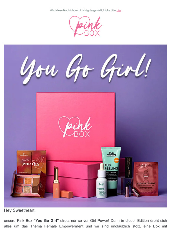 Entdecke unsere "You Go Girl!" Edition 💥