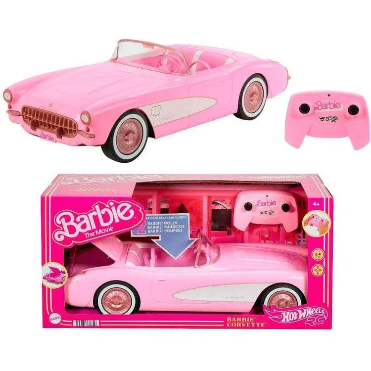 Image of Hot Wheels Barbie Movie Remote Control Corvette Car