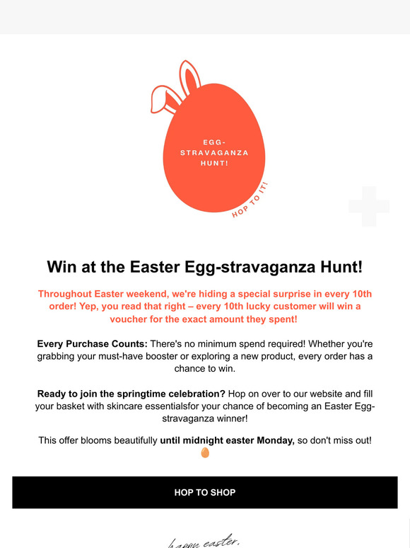 Win at the Easter Egg-stravaganza Hunt!