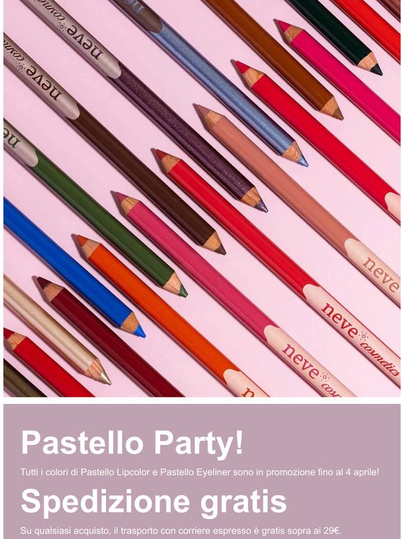 Pastello Party! Tutti i colori -20% spedizione GRATIS >29€!