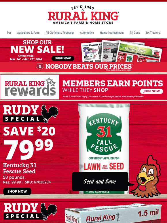 Rural King.com: Hurry, These Deals End Today! Lumber Jack Pellets ...