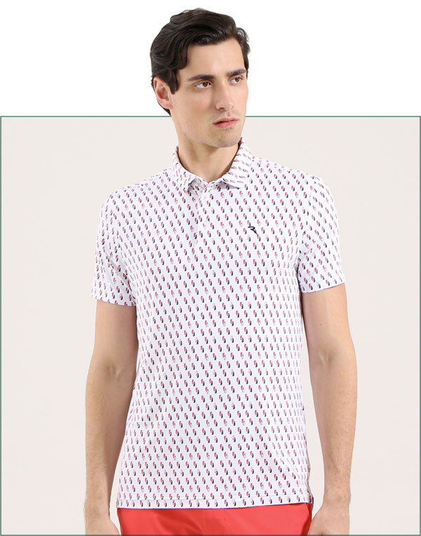ACROPOLI Halbarm Polo