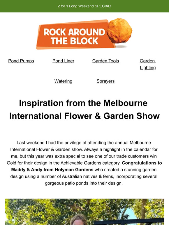 💡Award winning gardens & an unbelievable lighting offer