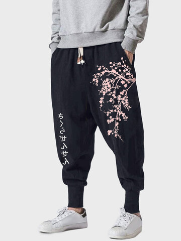 Japanese Cherry Blossoms Pants