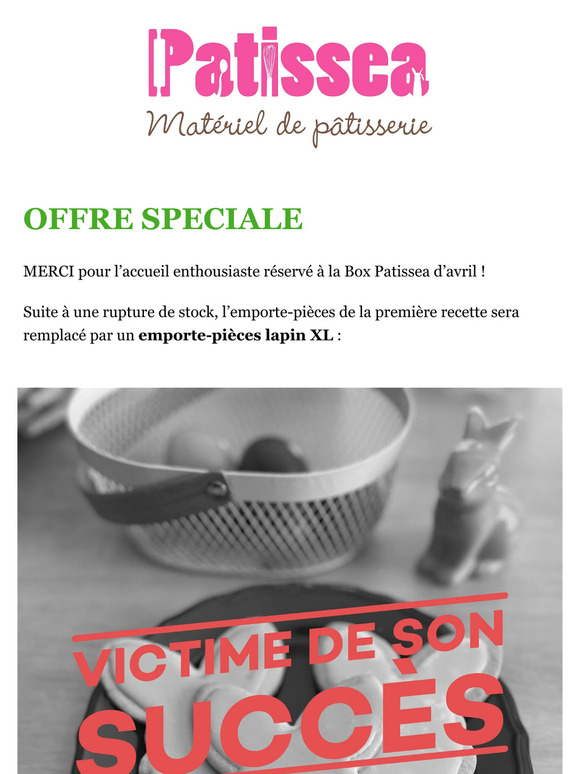🚨Offre spéciale✨ la nouvelle Box Patissea de Pâques 🐰