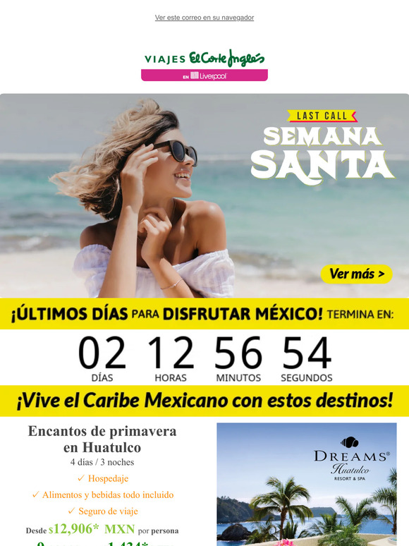 , ⏰¡Última llamada para las ofertas de Semana Santa!