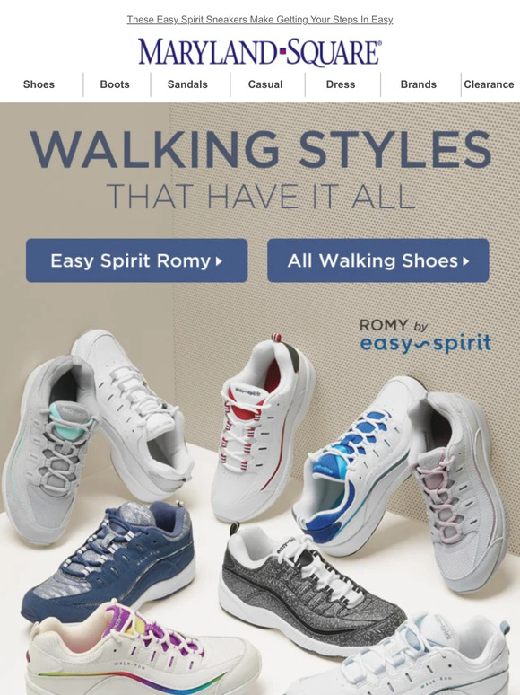 Maryland Square Shoes by Easy Spirit: Comfort and Style for Every Step