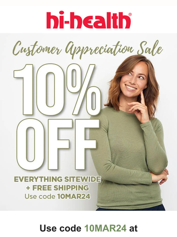 HiHealth Corporation Exclusively for You Extra 10 Off! 🎉 Milled