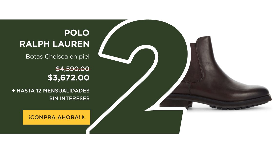 Botas chelsea en piel - Polo Ralph Lauren 