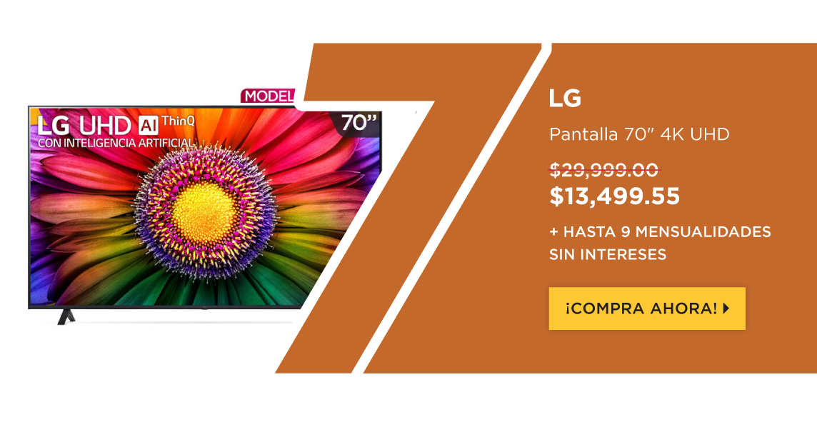Pantalla 70" - LG