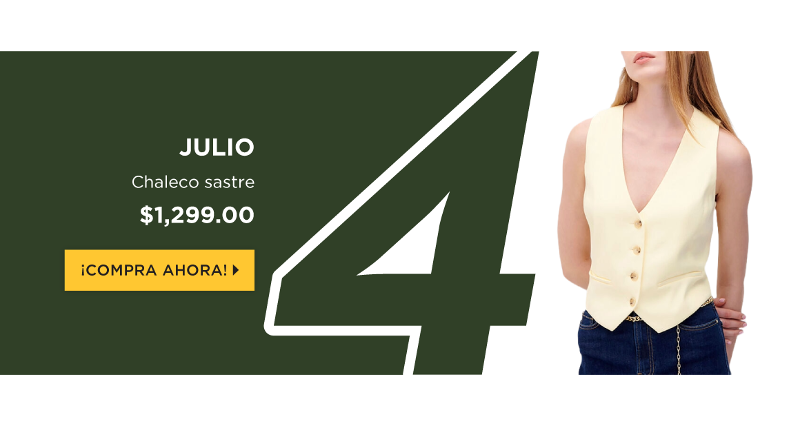 Chaleco sastre - Julio 