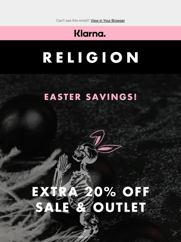Easter Savings / 20% off Sale & Outlet 🐇🎀
