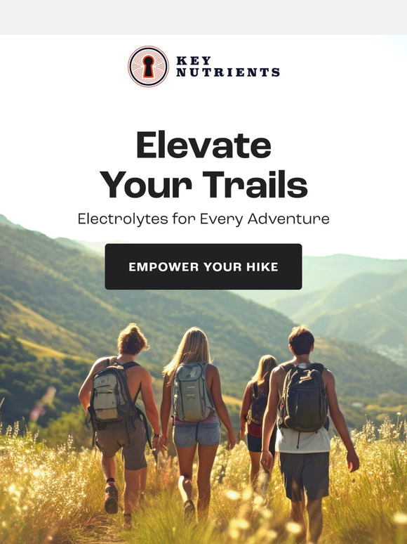 Facing the great outdoors? ⛰️🧗 Don’t forget to hydrate!