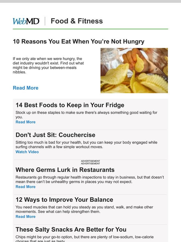 10 Reasons You Eat When You’re Not Hungry