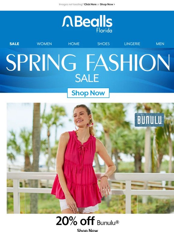Bealls Stores: Get outside! Save up to 40% on these sunny day
