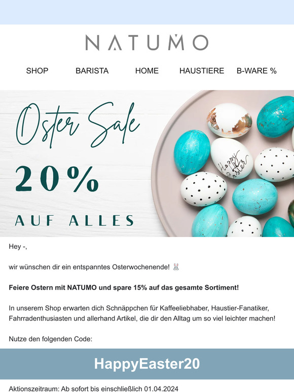 Oster Sale 🐰 Spare jetzt 20%