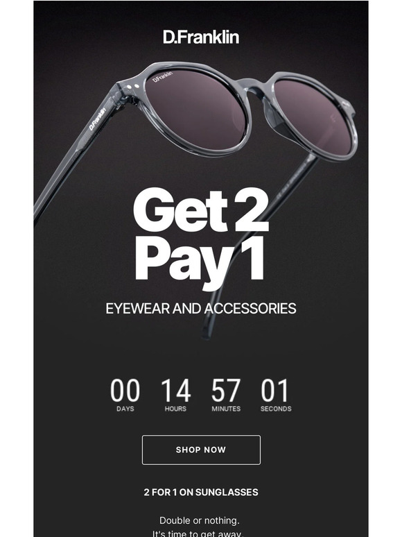 👓 SPRING BREAK | Get 2 Pay 1