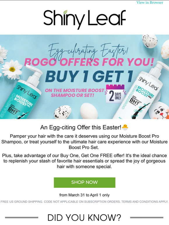 🐇Hop hop hop into Savings! 15% OFF at Shiny Leaf🐣