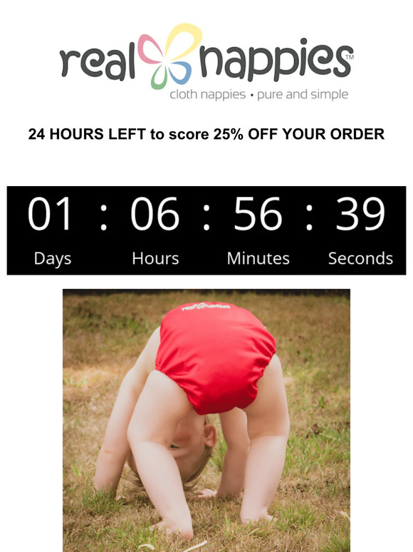 24 hours left for 25% OFF YOUR ORDER