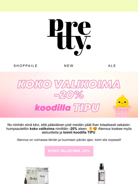 KOKO VALIKOIMA -20% 😍