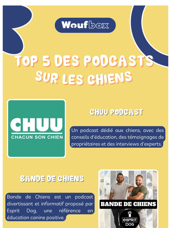 🐶 Le top 5 des podcasts canins