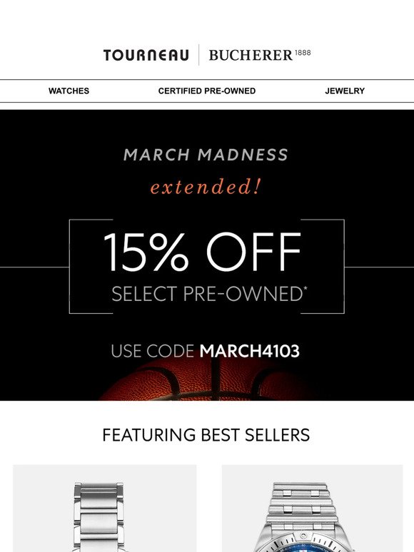 March Madness Sale Extended - 1 day only
