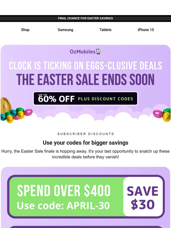 ⏳ Clock's Ticking on Egg-ceptional Deals